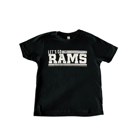 Let's Go Rams T-Shirt - Black