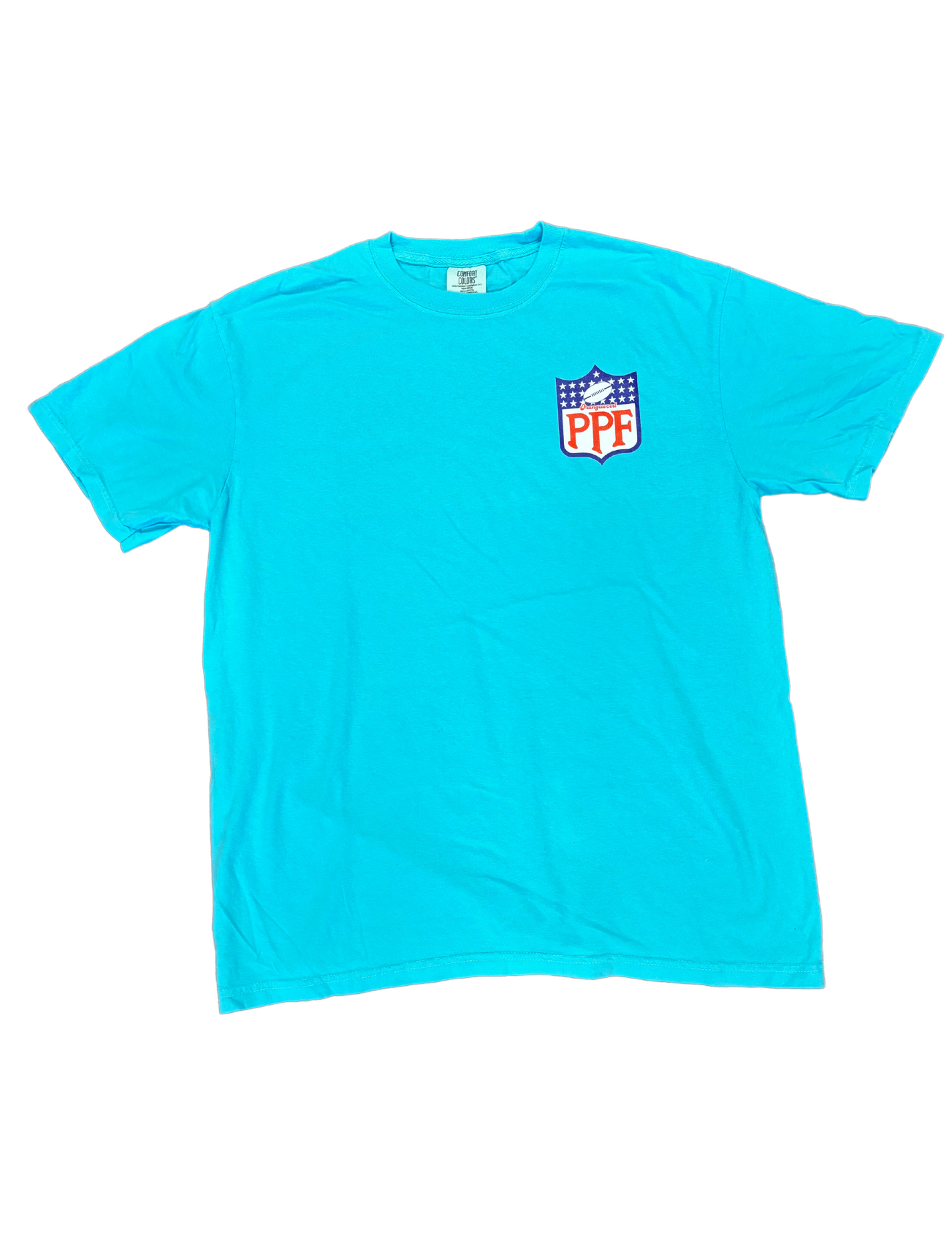 LAST CHANCE- Teal Powderpuff Shirt