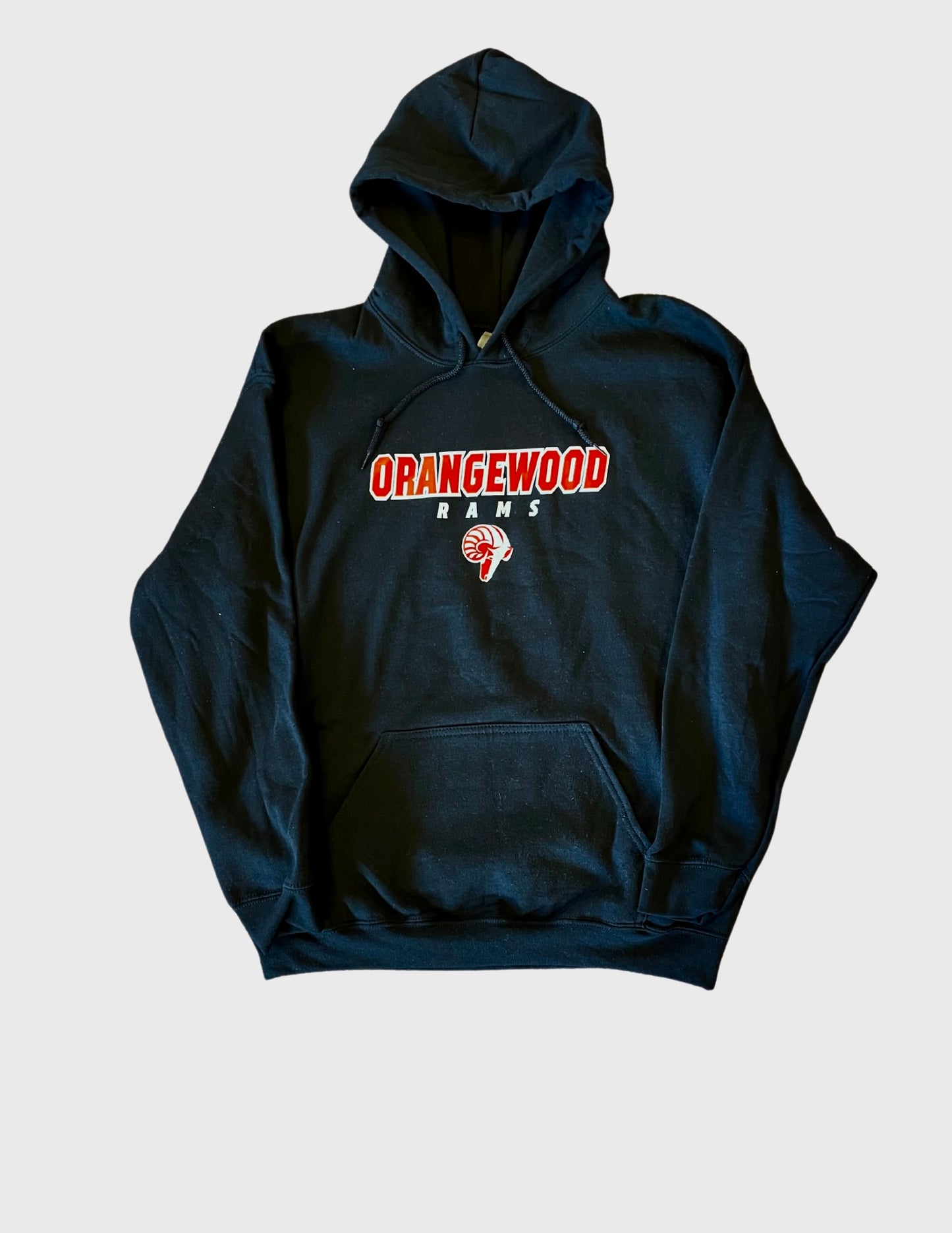 Black Orangewood Ram Head Hoodie