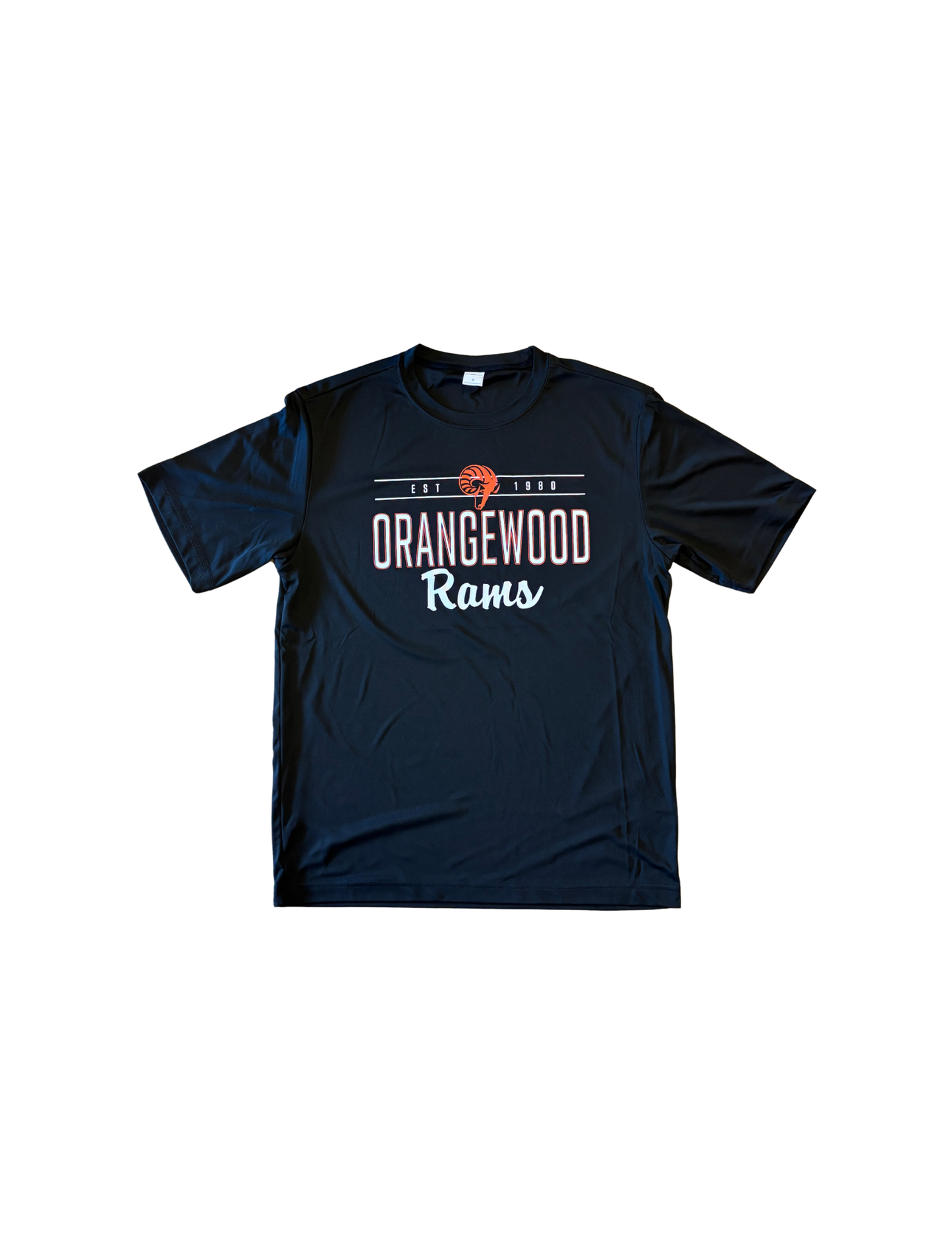 1980 Rams Wave Black Dri Fit