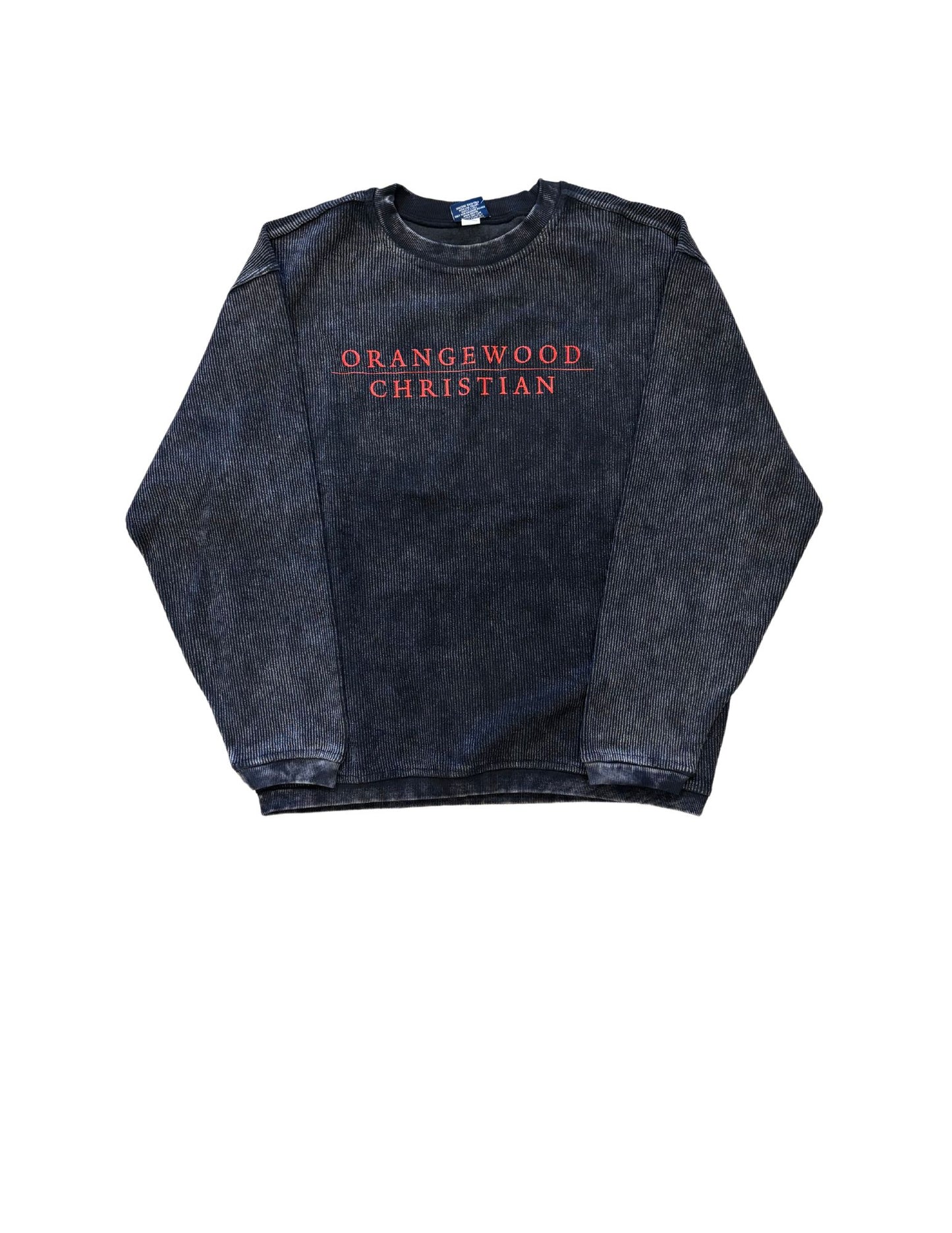 Corded Crewneck Black OCS