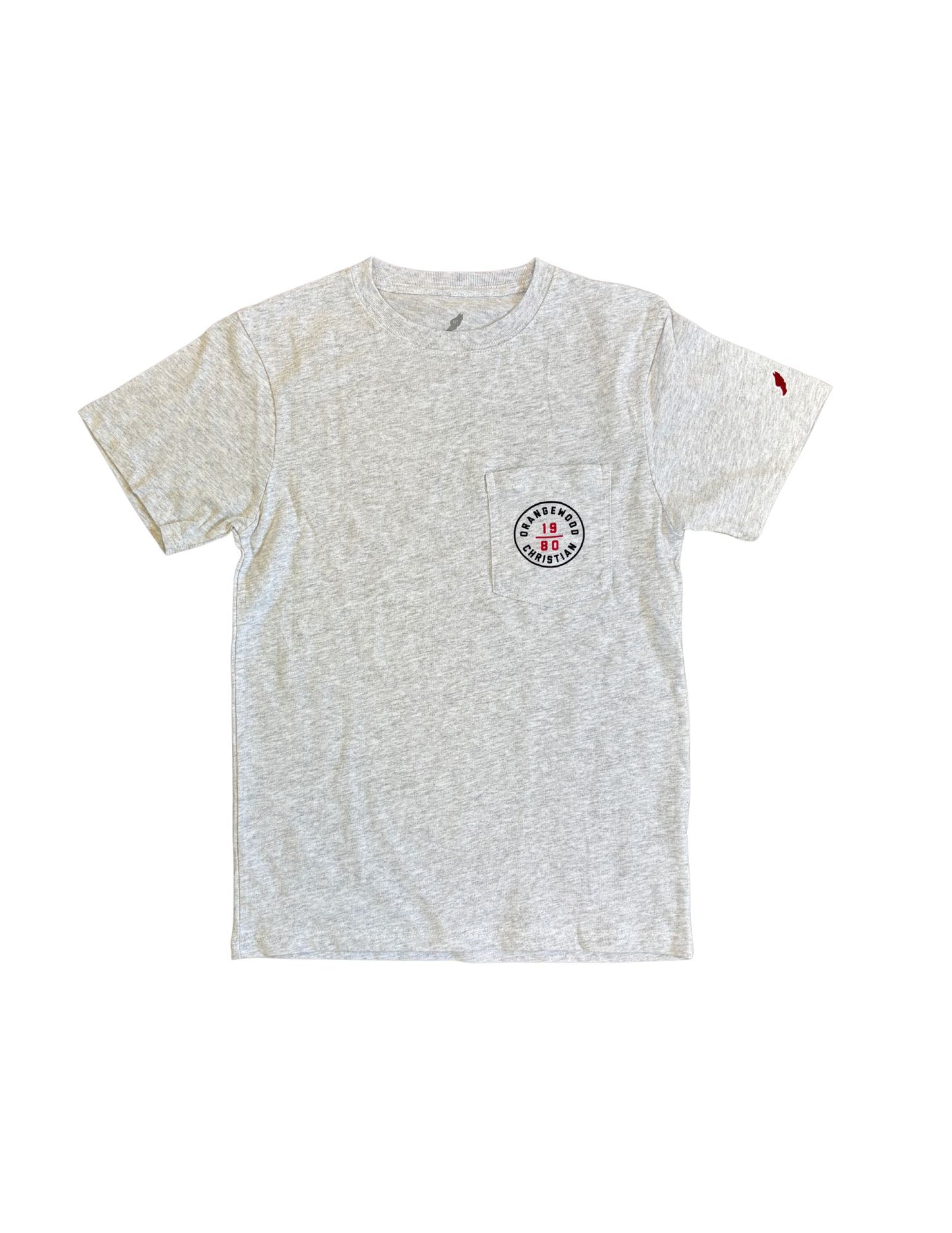 1980 Pocket Tee Heather Gray