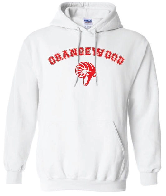 White Orangewood Hooded Sweatshirt