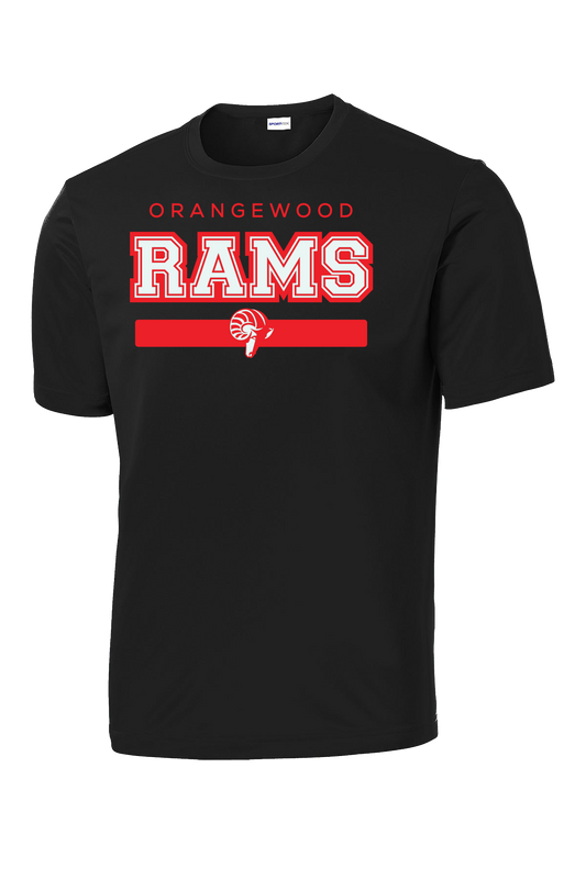 Orangewood Rams Wide Striped Dri-fit Shirt