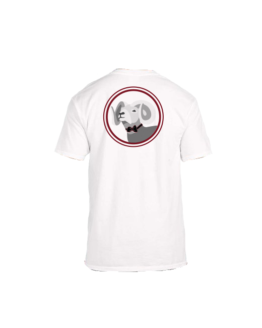 Sophisticated Ram White Pocket T-Shirt