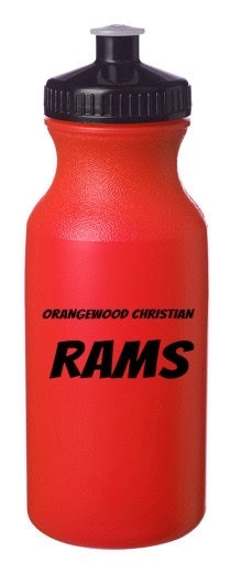 Red Orangewood Water Bottle