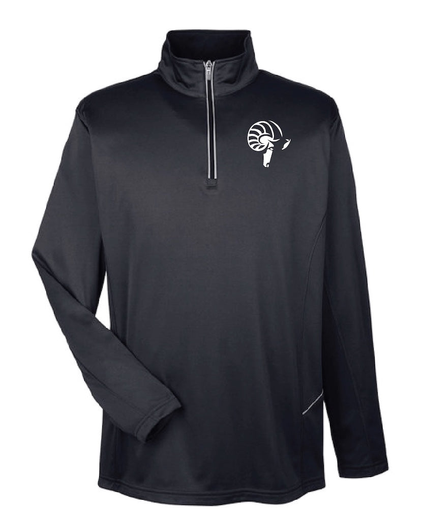Adult Quarter Zip with Ram Logo