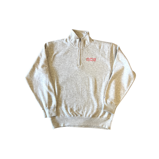 OCS Embroidered Quarter Zip Sweatshirt - Gray