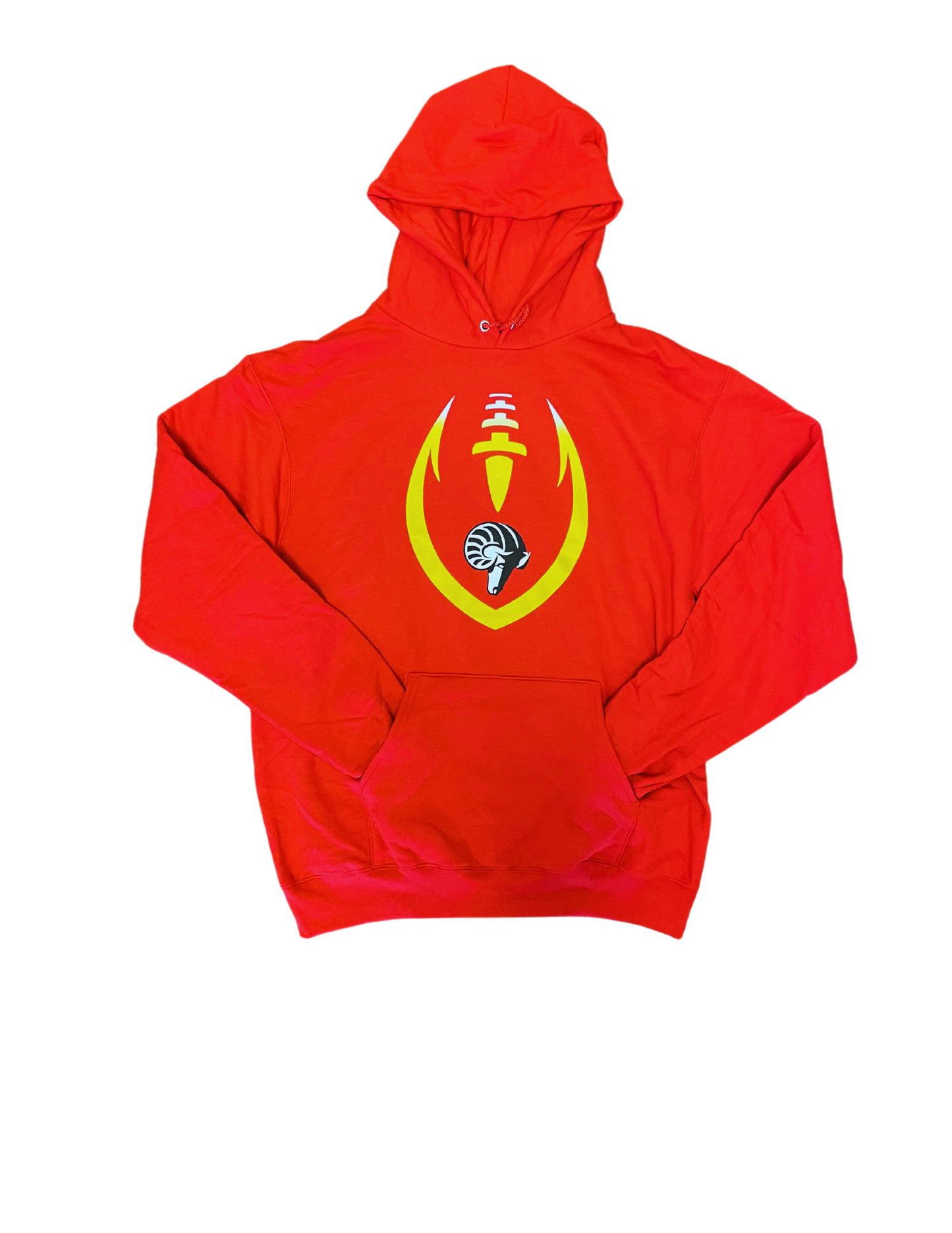 Red Football Hoodie