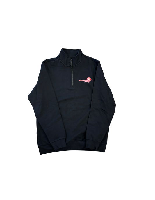 Black Orangewood Rams Quarter Zip