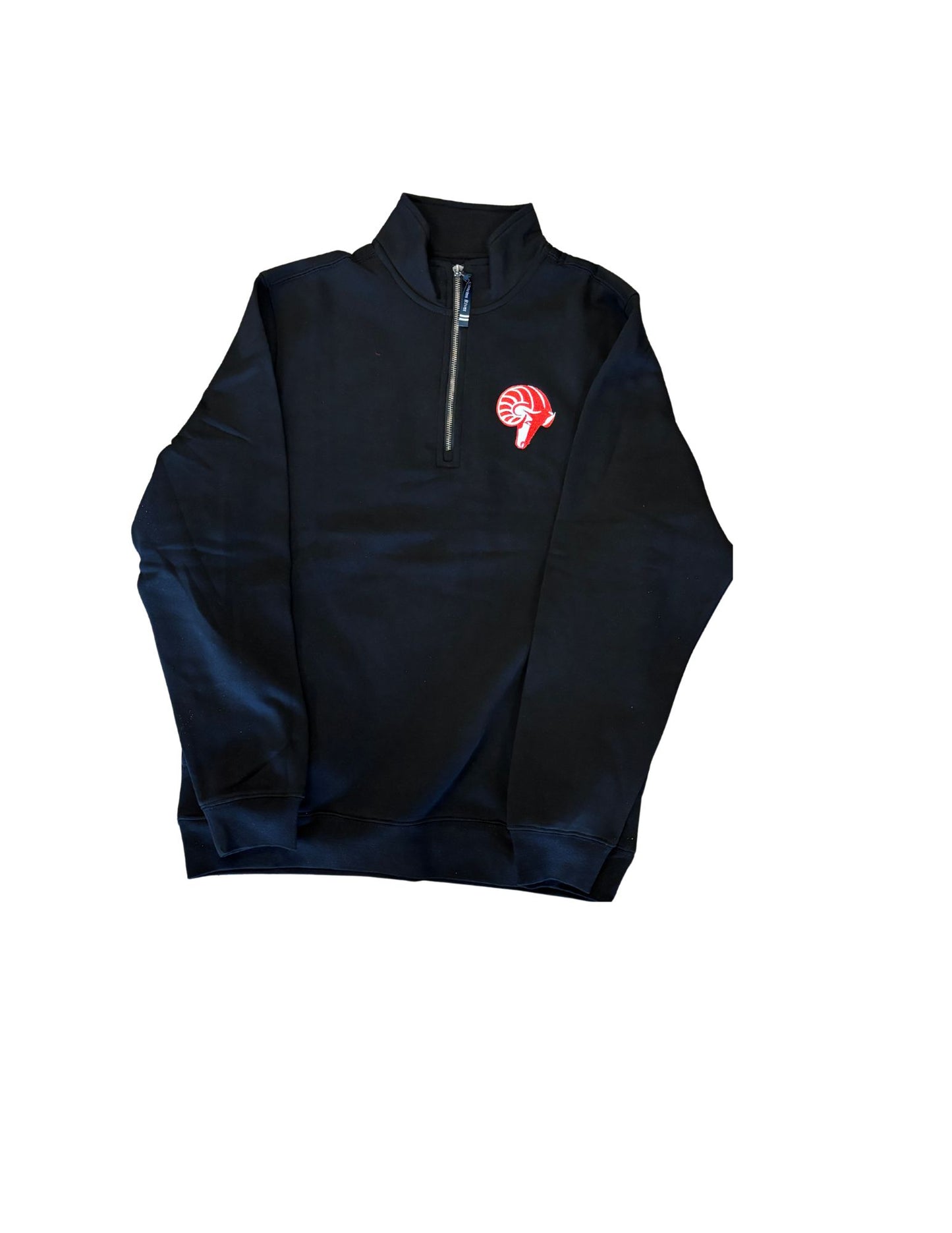 Black Quarter Zip Ram Head
