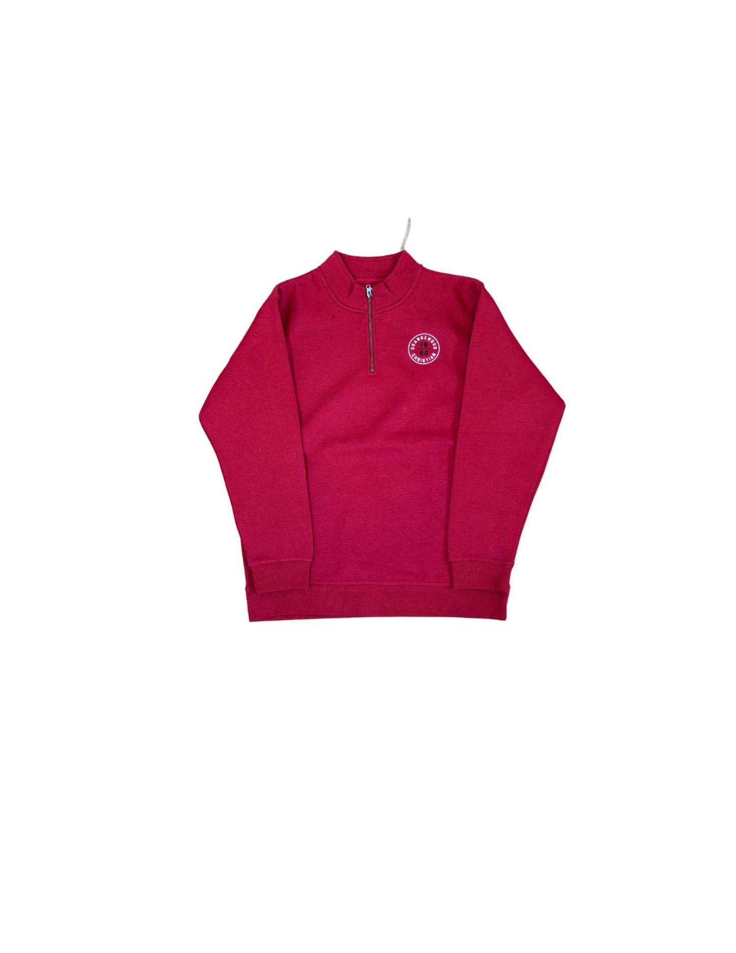Cardinal Red 1980 Quarter Zip