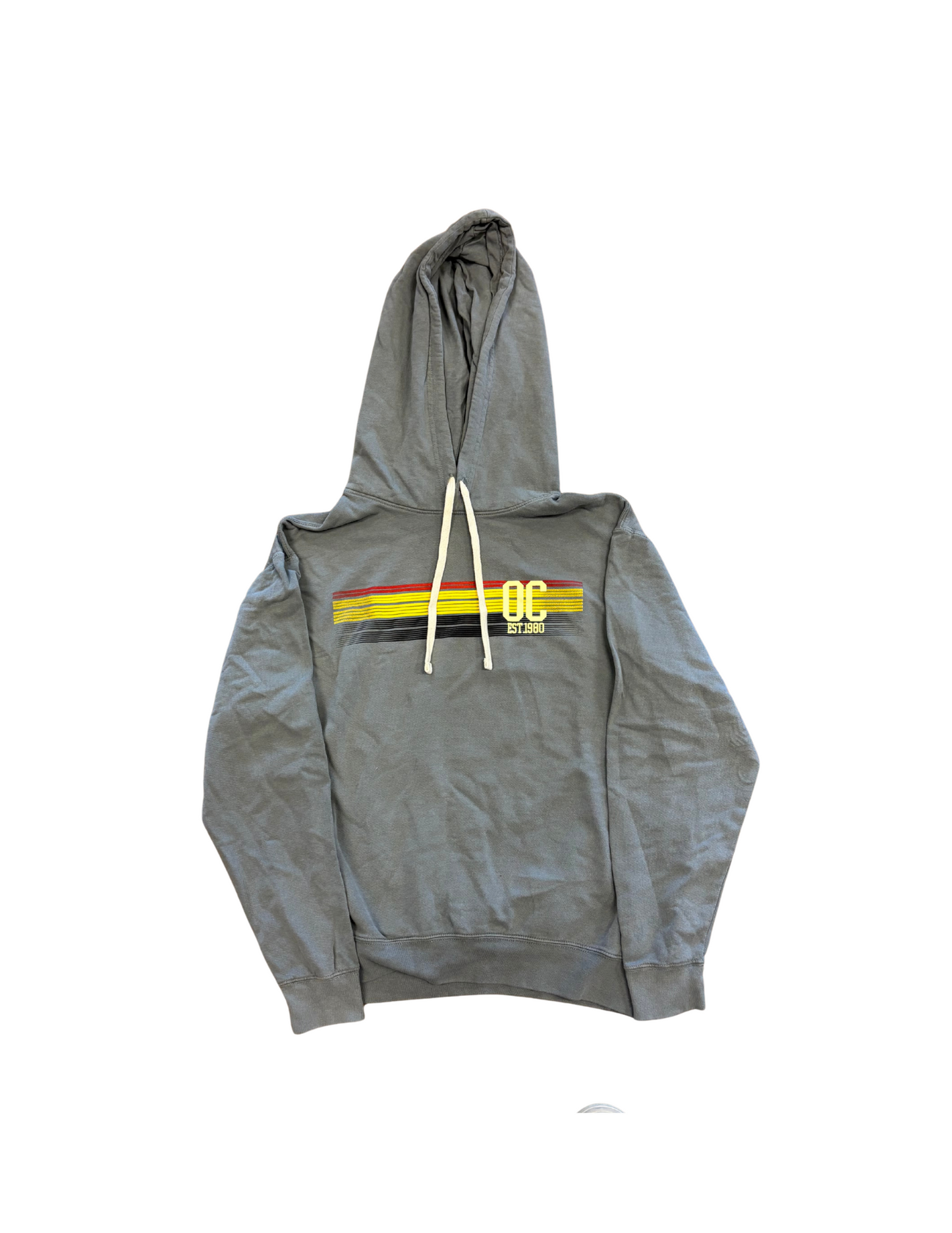 Gray Striped OC 1980 Hoodie